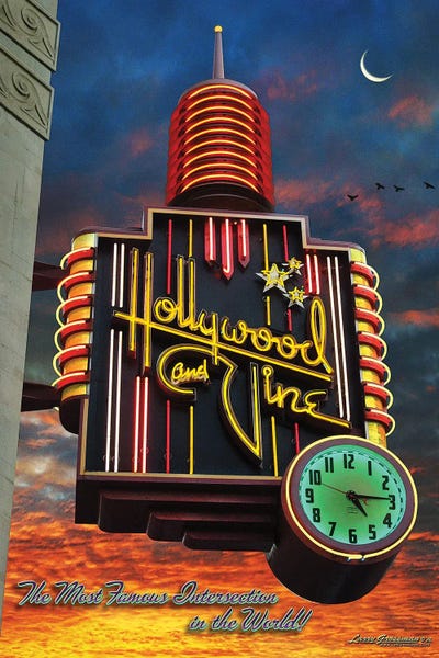 Signs: Hollywood & Vine by Larry Grossman