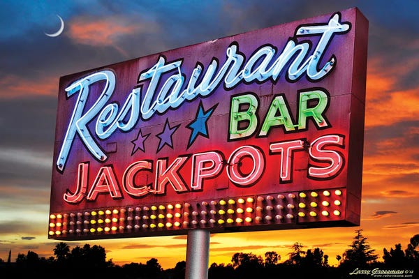 Signs: Jackpots by Larry Grossman