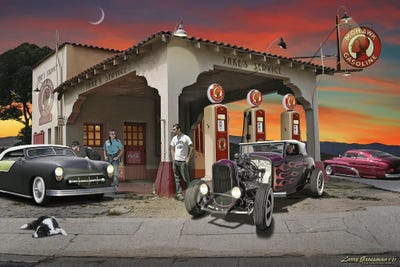 Jake's Mohawk by Larry Grossman multi panel art