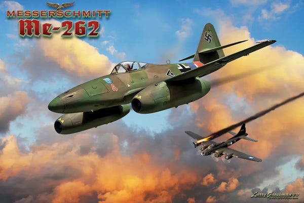 Larry Grossman: Me-262 by Larry Grossman
