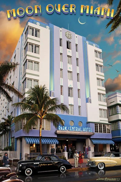 Miami: Moon Over Miami by Larry Grossman