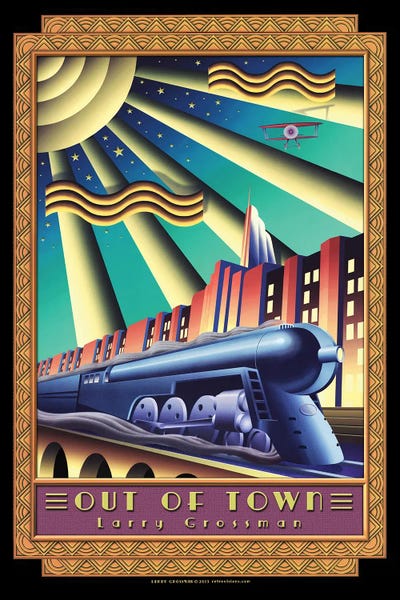 Trains: Out Of Town by Larry Grossman