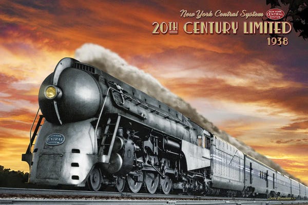 Trains: 20th Century LTD by Larry Grossman