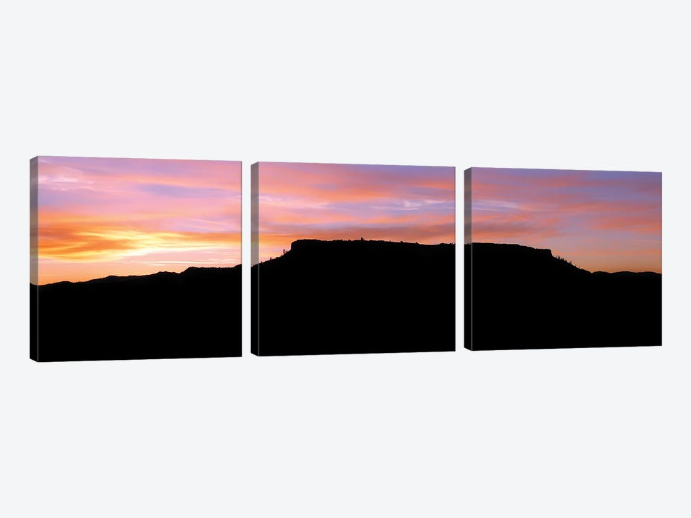 Table Rock Silhouette Sunset by Louis Ruth 3-piece Canvas Artwork