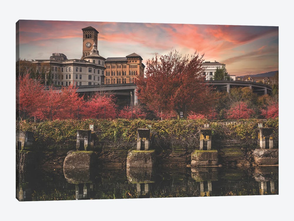 Layers Of Tacoma 1-piece Canvas Print