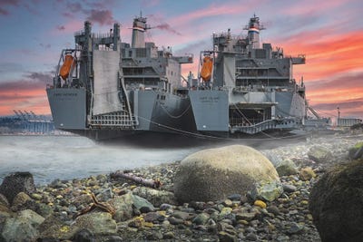 Capes In The Mist II by Louis Ruth framed canvas print