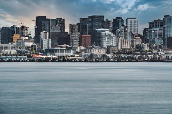 Seattle Skylines: Seattle Frozen In Time by Louis Ruth