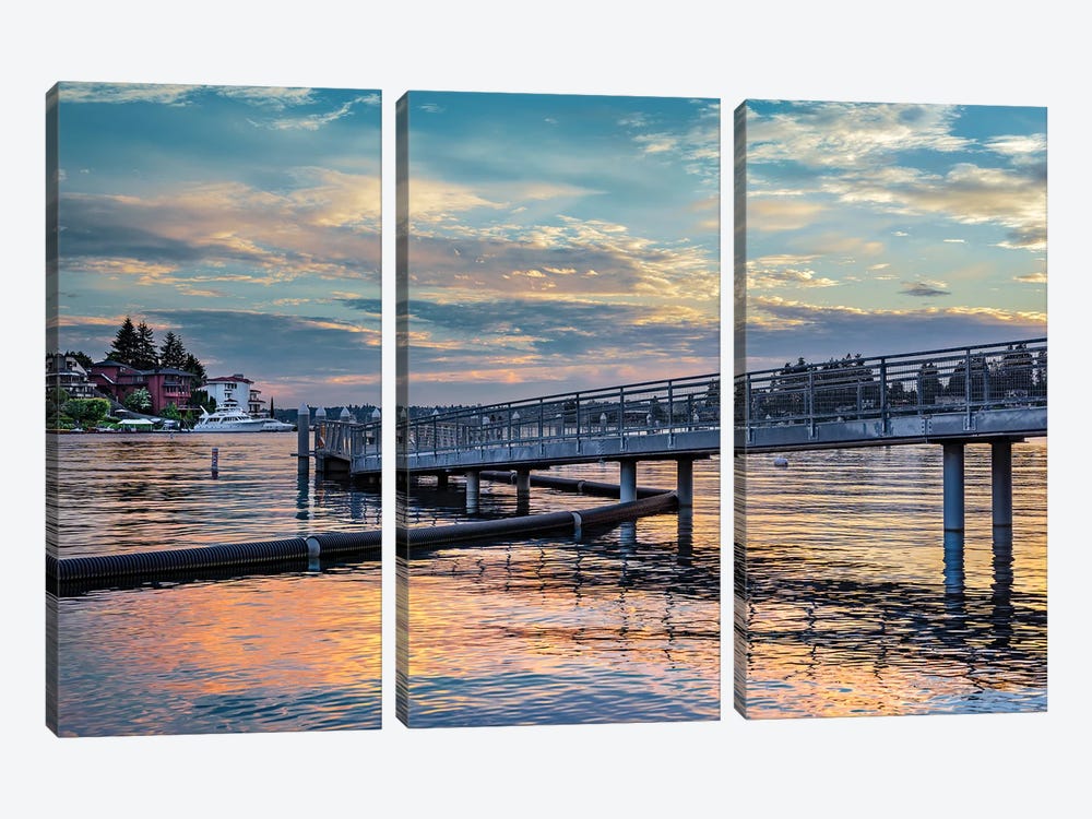 Sunset Shimmer by Louis Ruth 3-piece Canvas Wall Art