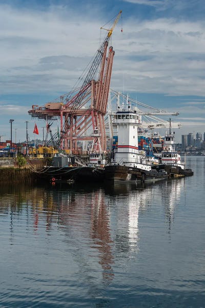 Tug Boat Lane by Louis Ruth canvas print