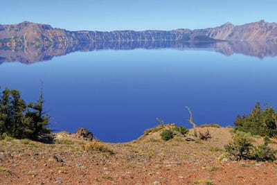 Crater Lake Blues by Louis Ruth framed canvas print