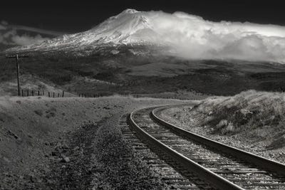 Dark One Over Shasta by Louis Ruth canvas print