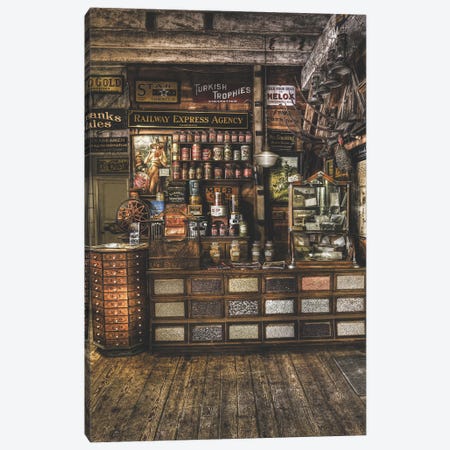 Old Store From The Past Canvas Print #LRH260} by Louis Ruth Canvas Print