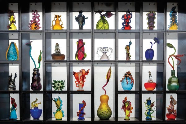 Louis Ruth: Glass Art Found On A Public Bridge by Louis Ruth