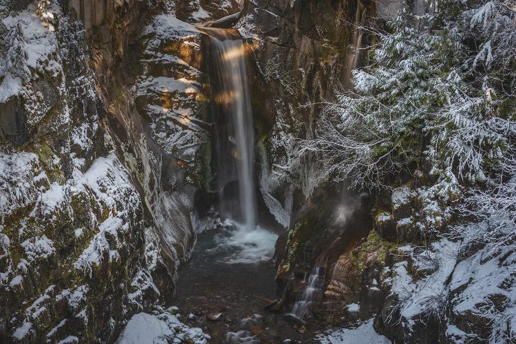 Hidden Falls At Mt Rainier