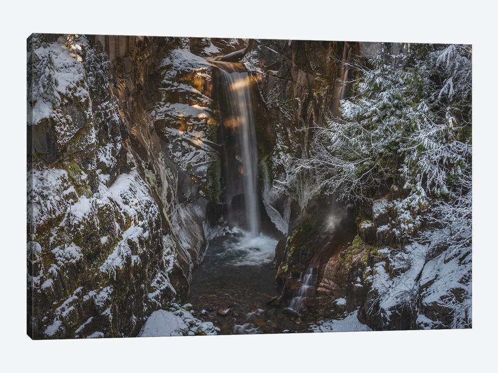 Hidden Falls At Mt Rainier by Louis Ruth 1-piece Canvas Art