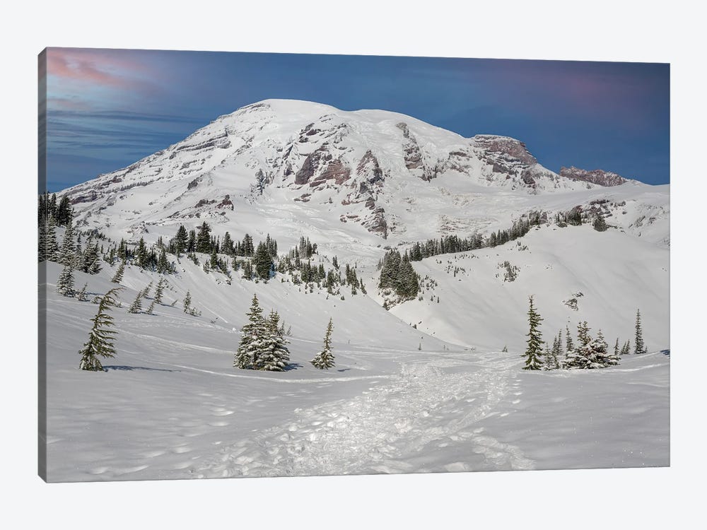 On The Trails At Mt Rainier by Louis Ruth 1-piece Canvas Print