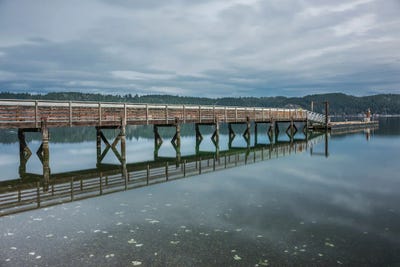 Pier Out by Louis Ruth framed canvas print