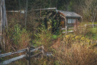 Dalby Water Wheel by Louis Ruth acrylic art print