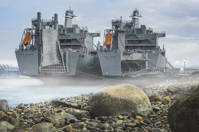 Capes In The Mist by Louis Ruth framed canvas print