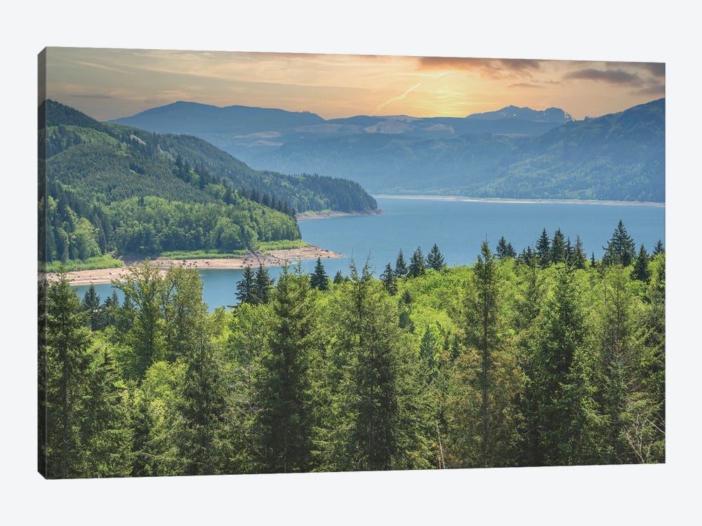 Riffe Lake Sunset by Louis Ruth 1-piece Canvas Print