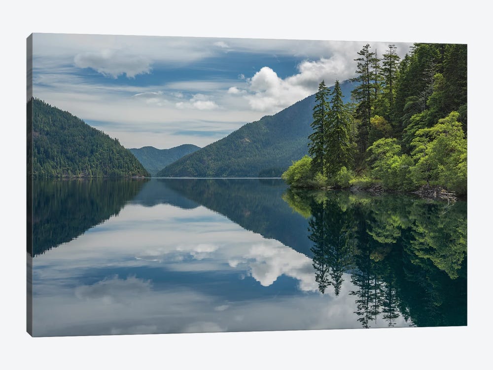 Lake Crescent 2021 by Louis Ruth 1-piece Canvas Print