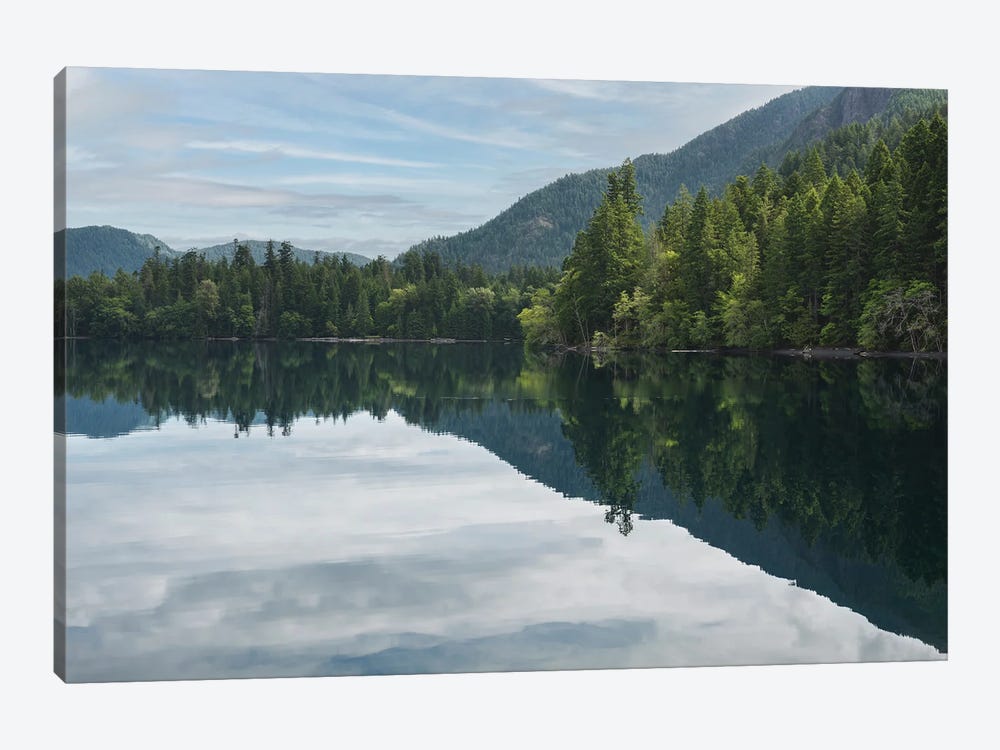 Photo Life At Lake Crescent by Louis Ruth 1-piece Canvas Wall Art
