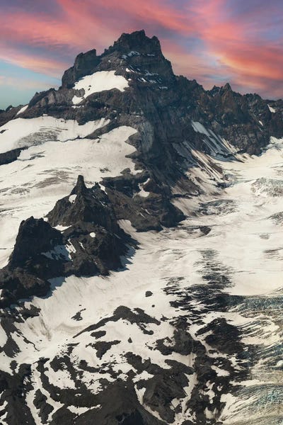 Washington: Little Tahoma Sunrise by Louis Ruth