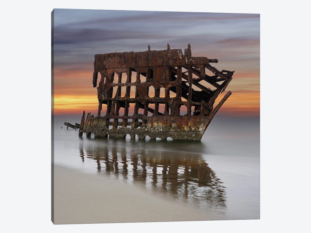 Wreck Of The Peter Iredale by Louis Ruth 1-piece Canvas Artwork