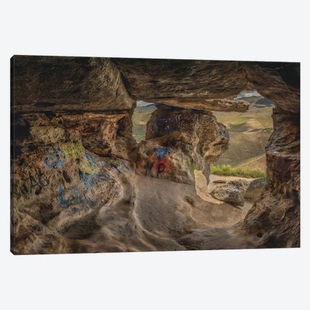 Table Rock Caves, An Outward Look Canvas Print #LRH43} by Louis Ruth Canvas Wall Art