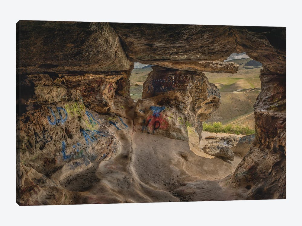 Table Rock Caves, An Outward Look by Louis Ruth 1-piece Canvas Artwork