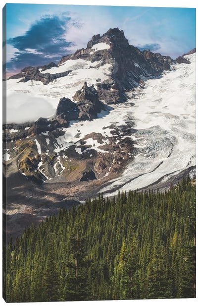 Rainier Peaks Canvas Art Print - Mount Rainier National Park Art