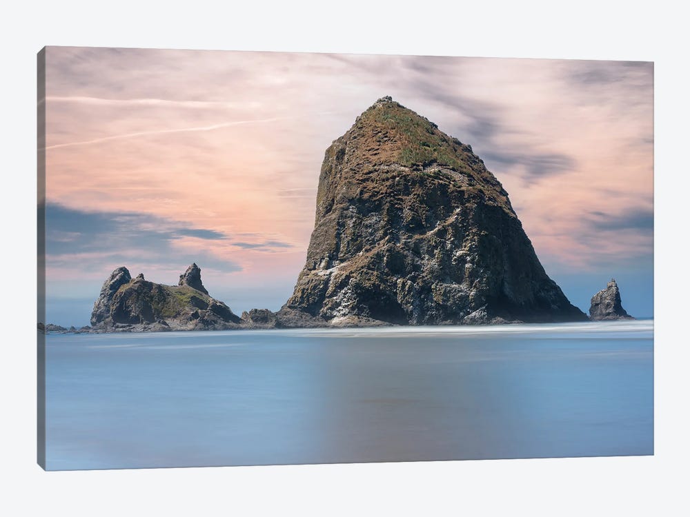Pastels At Cannon Beach by Louis Ruth 1-piece Canvas Wall Art