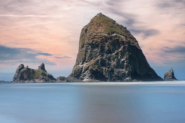 Louis Ruth: Pastels At Cannon Beach by Louis Ruth