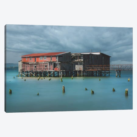 Old Cannery Canvas Print #LRH448} by Louis Ruth Art Print