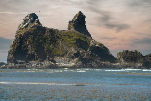Louis Ruth: Sea Stacks Canon Beach by Louis Ruth