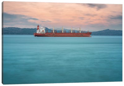 Bulk Carrier Cargo Ship Canvas Art Print - Louis Ruth