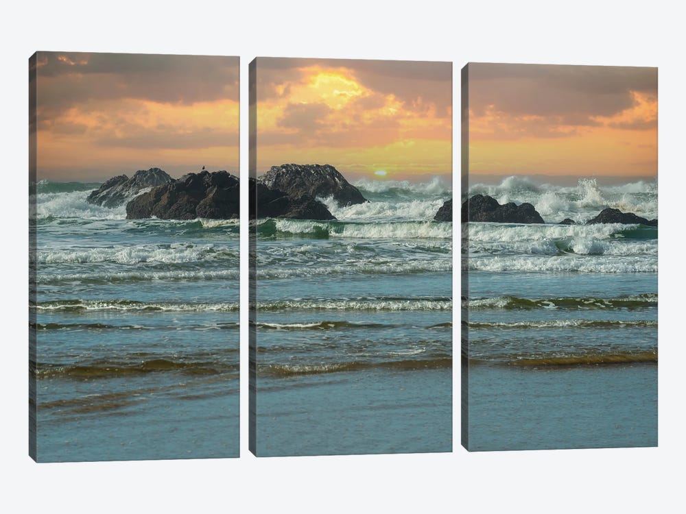 By The Sea by Louis Ruth 3-piece Canvas Print