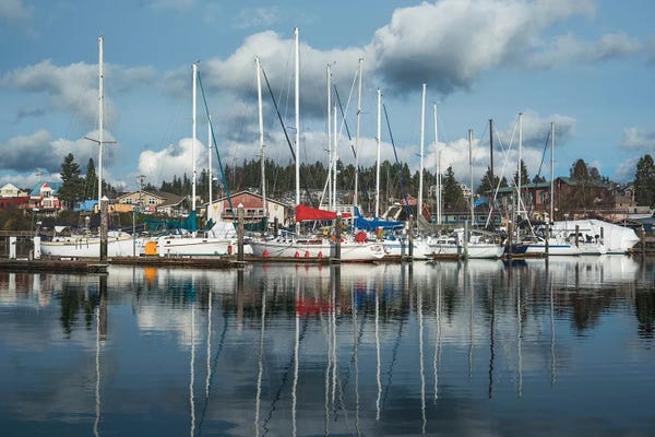 Louis Ruth: Poulsbo Marina by Louis Ruth