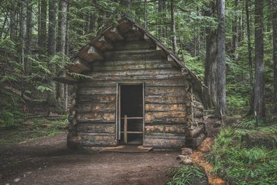 Ecaines Cabin by Louis Ruth canvas print