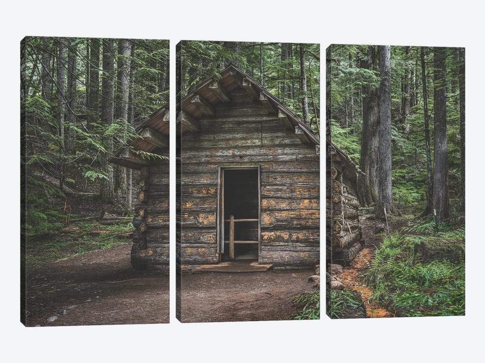 Ecaines Cabin by Louis Ruth 3-piece Art Print