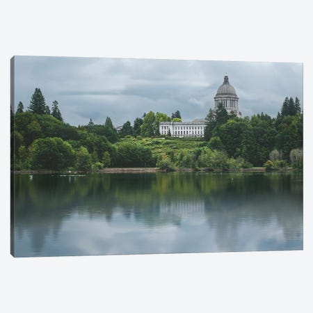 Capitol Reflections Canvas Print #LRH577} by Louis Ruth Canvas Art