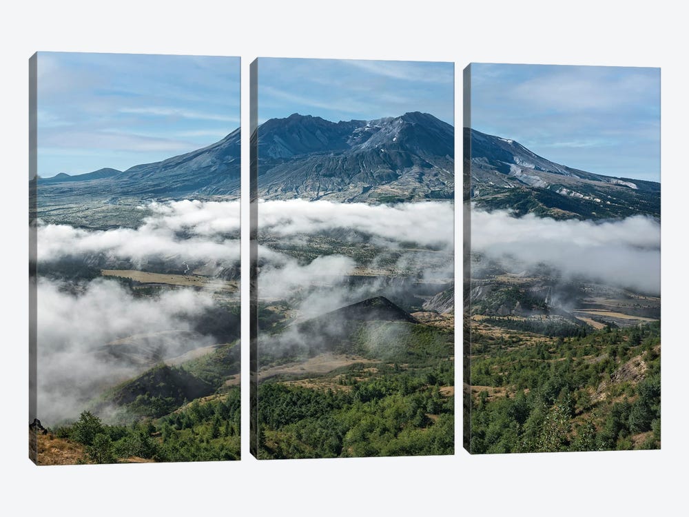Mount St Helens by Louis Ruth 3-piece Canvas Artwork