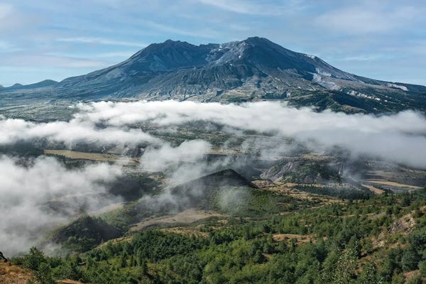 Washington: Mount St Helens by Louis Ruth