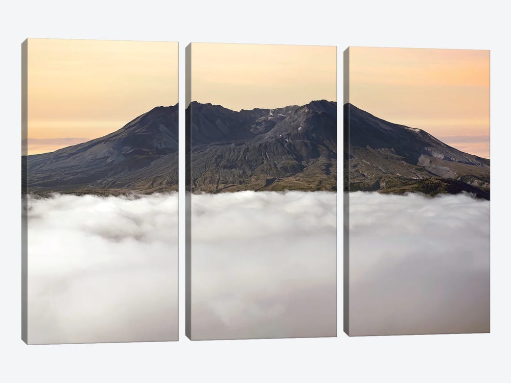 Inversion At Mount St Helens by Louis Ruth 3-piece Canvas Art Print