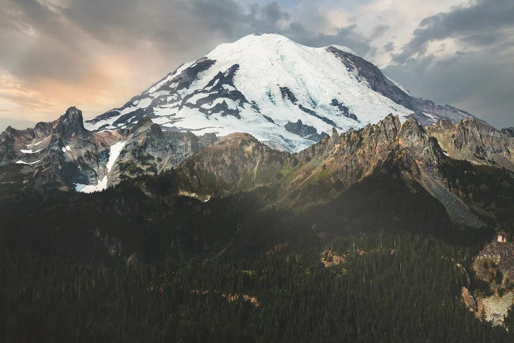 Sunrise Entrance Mt Rainier by Louis Ruth wall art