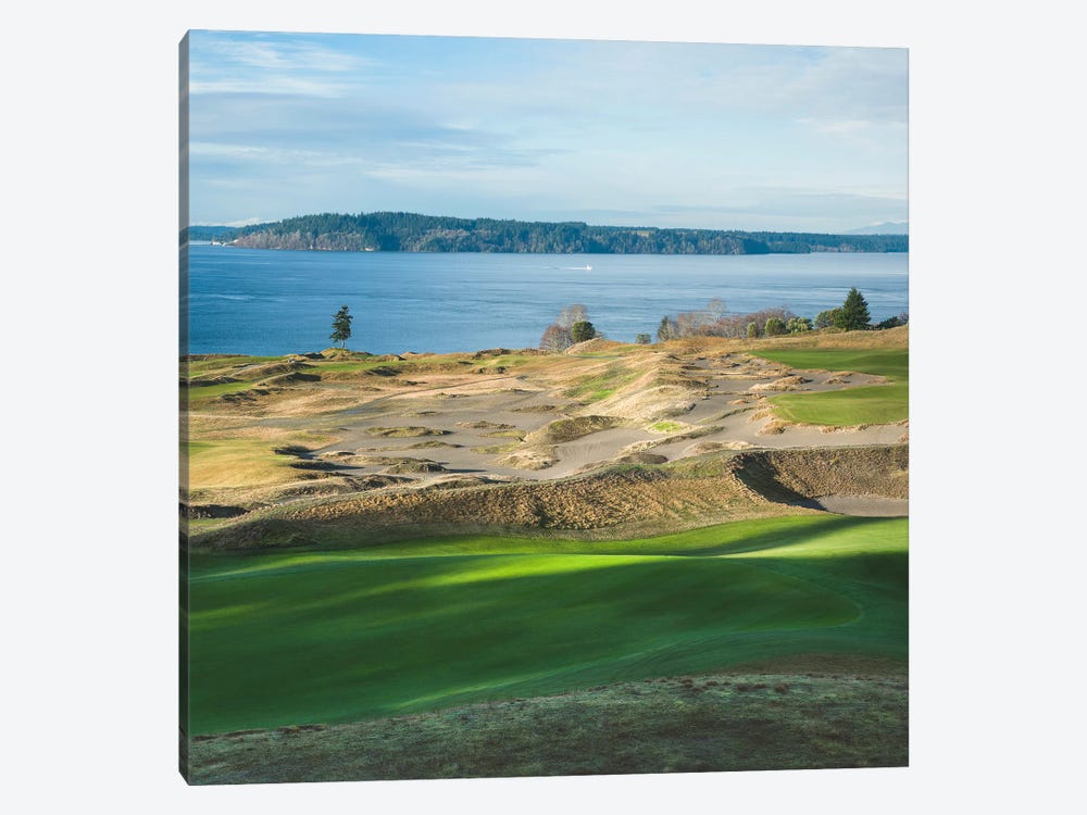 Chambers Bay Golf Course by Louis Ruth 1-piece Art Print