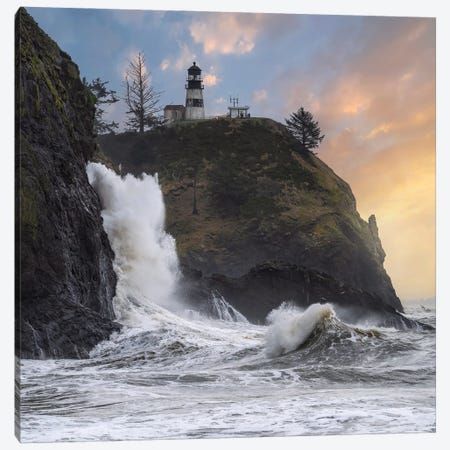 Harmony Of Waves And Light Canvas Print #LRH657} by Louis Ruth Art Print