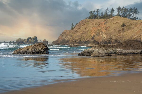 Oregon: Crescent Beach Oregon by Louis Ruth