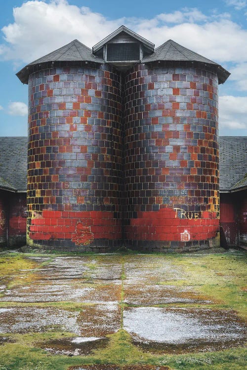 Twin Silos by Louis Ruth wall art