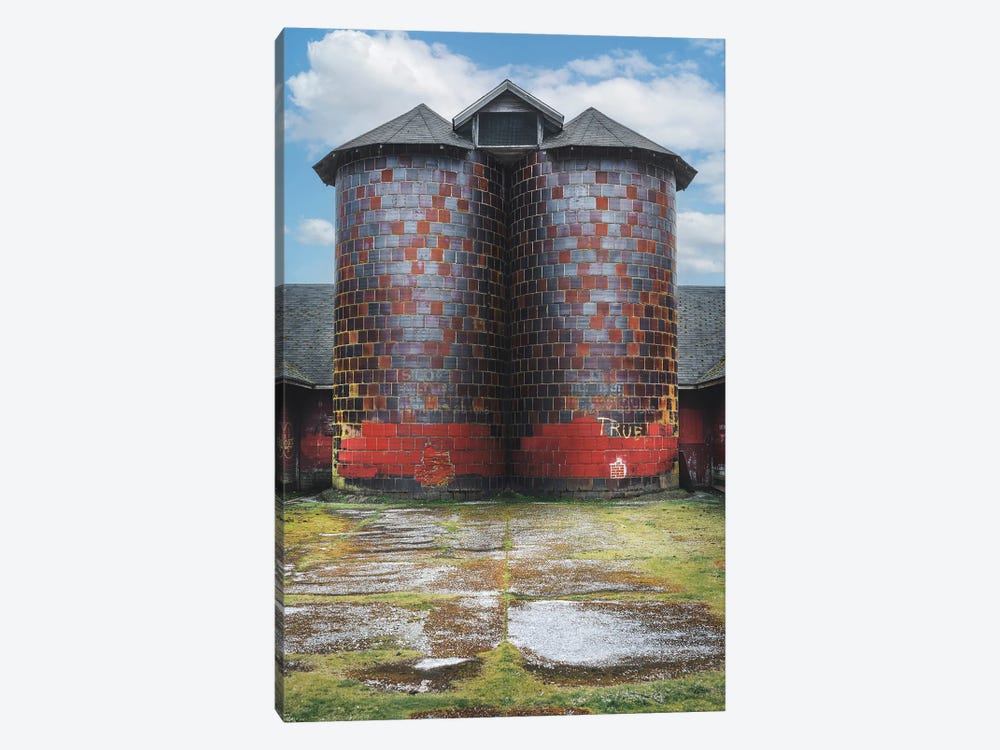 Twin Silos by Louis Ruth 1-piece Canvas Wall Art